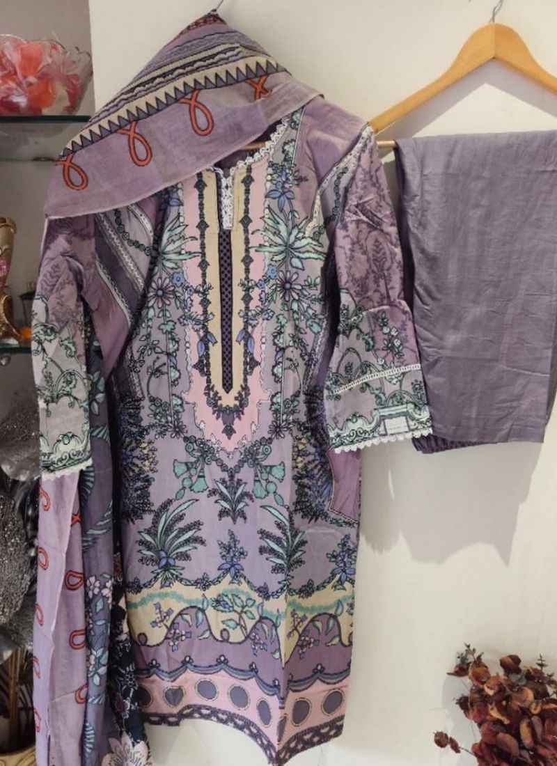 Hala Azure Vol 1 Readymade Lawn Cotton Dress 6 pcs Catalogue
