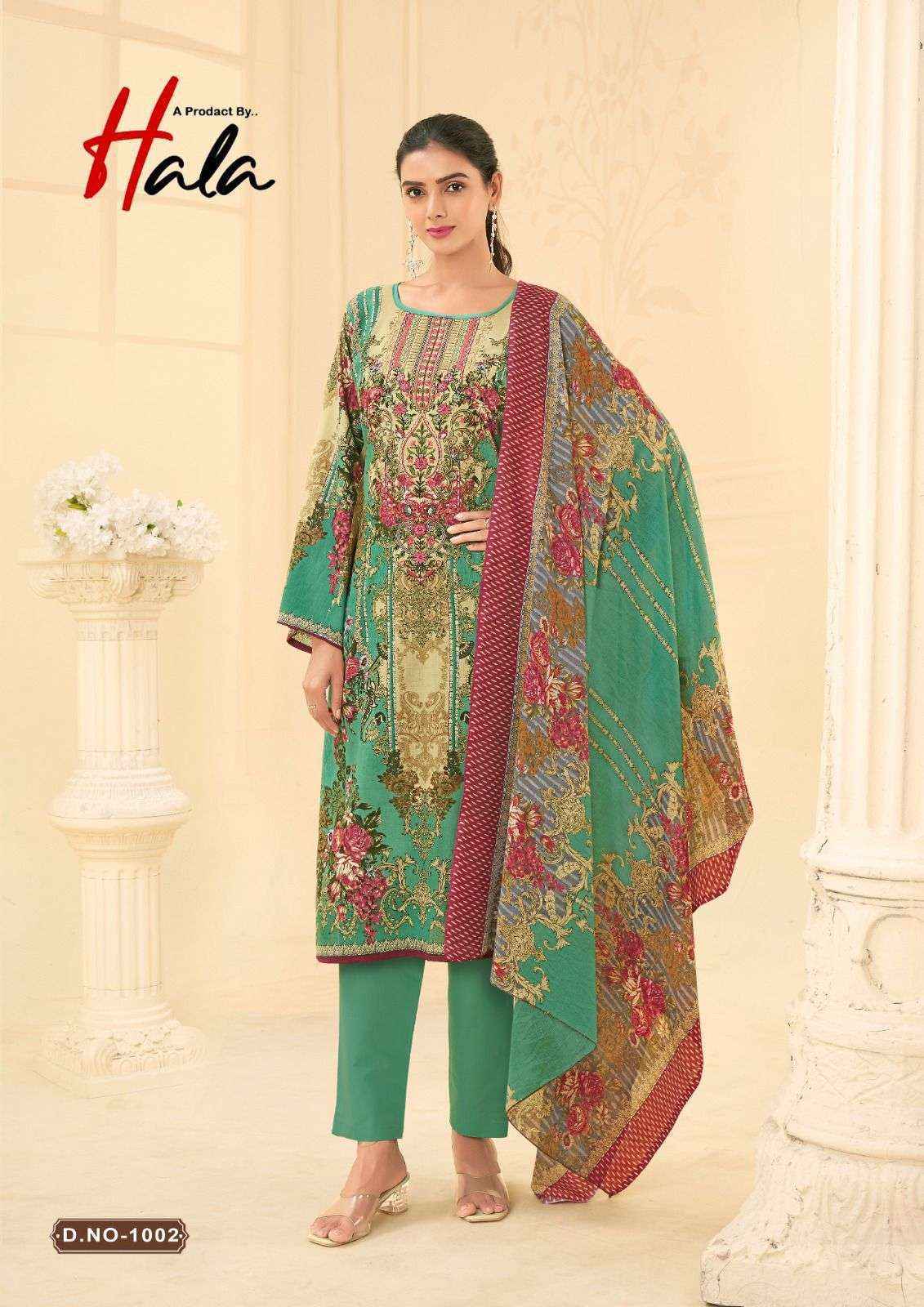 Hala Naira Vol 1 Cotton Dress Material 8 pcs Catalogue