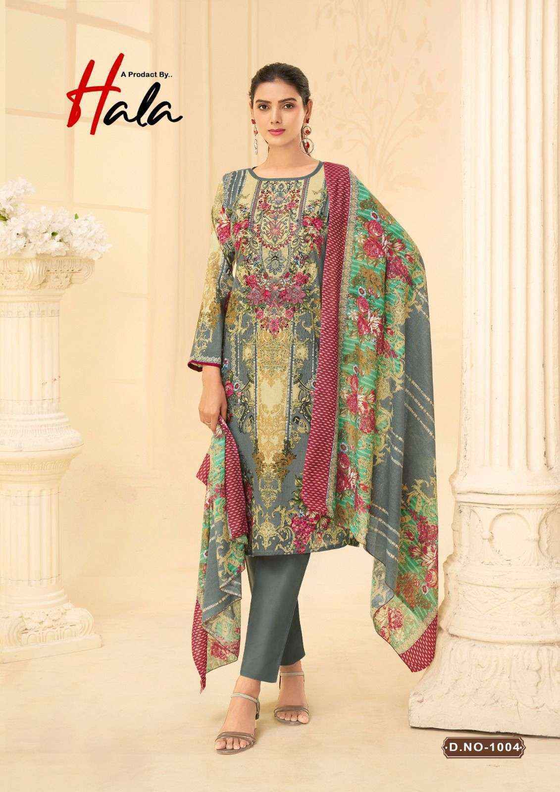 Hala Naira Vol 1 Cotton Dress Material 8 pcs Catalogue