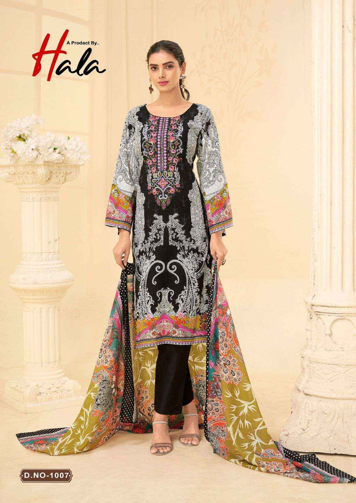 Hala Naira Vol 1 Cotton Dress Material 8 pcs Catalogue