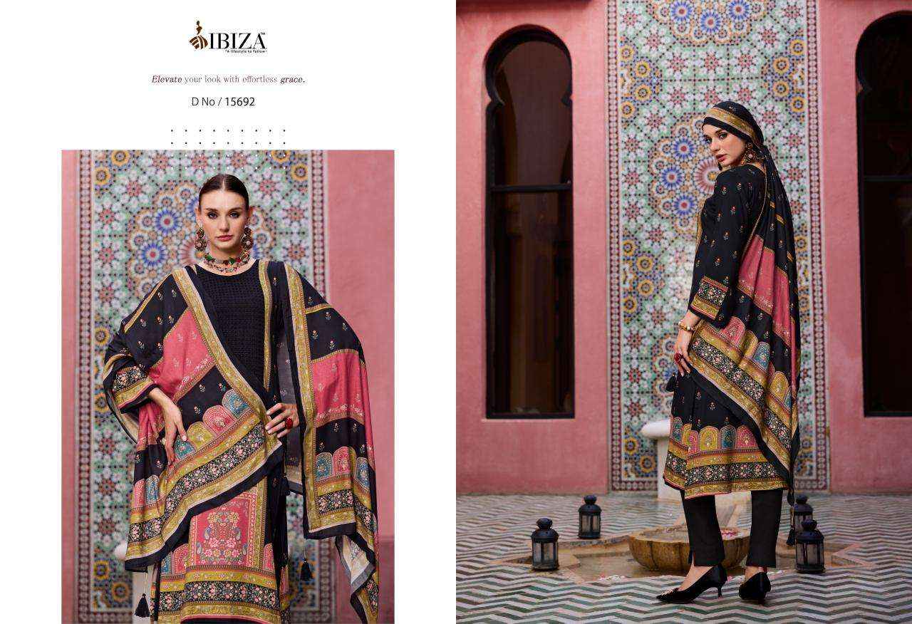 ibiza Kabira Viscouse Pashmina Dress Material 6 pcs Catalogue
