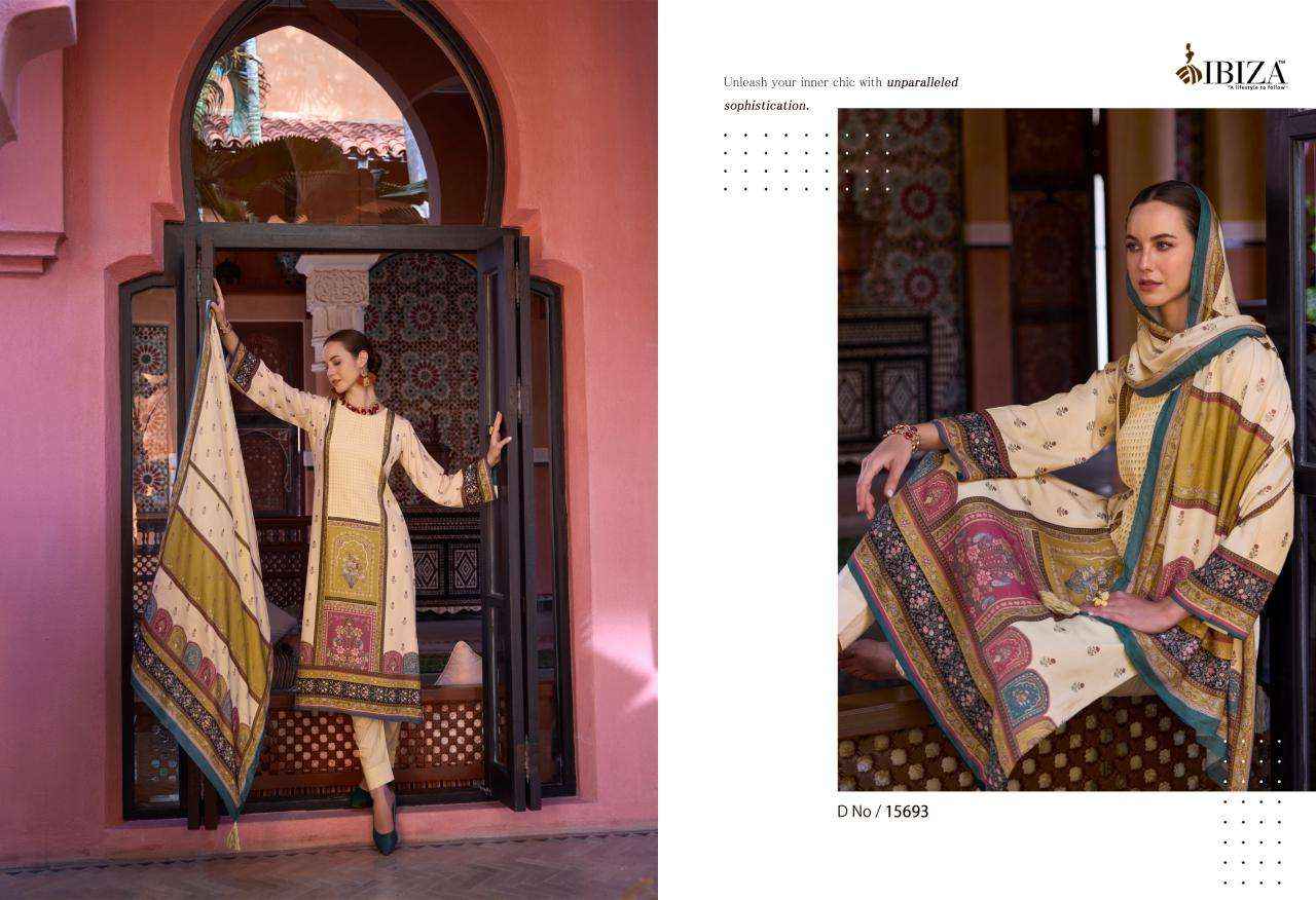 ibiza Kabira Viscouse Pashmina Dress Material 6 pcs Catalogue