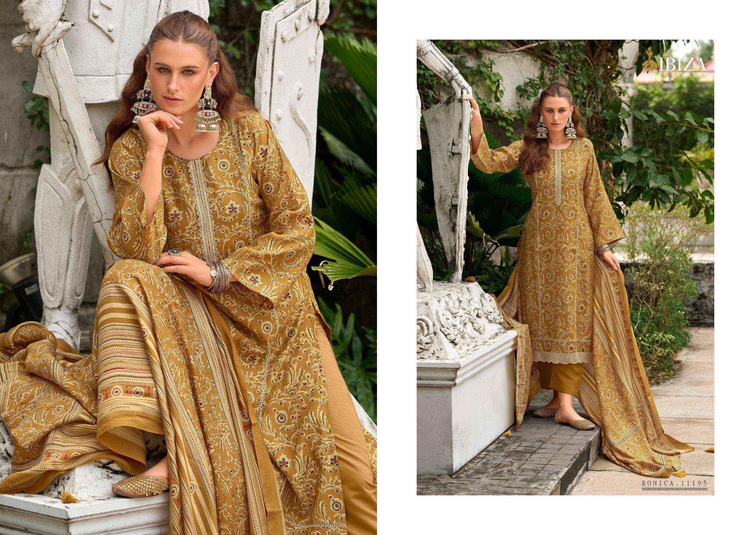 Ibiza Ronica Viscouse Dress Material 8 pcs Catalogue