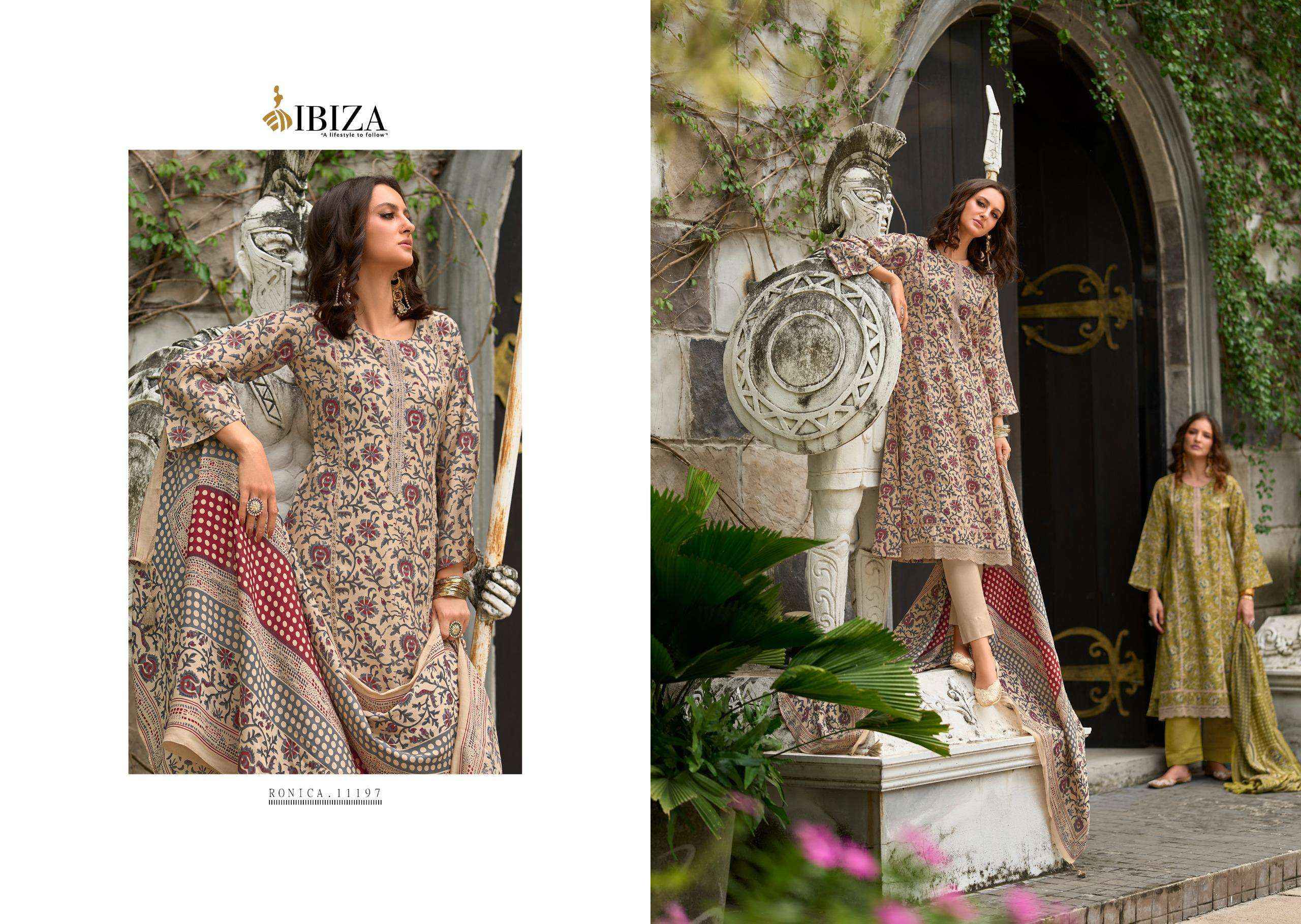 Ibiza Ronica Viscouse Dress Material 8 pcs Catalogue