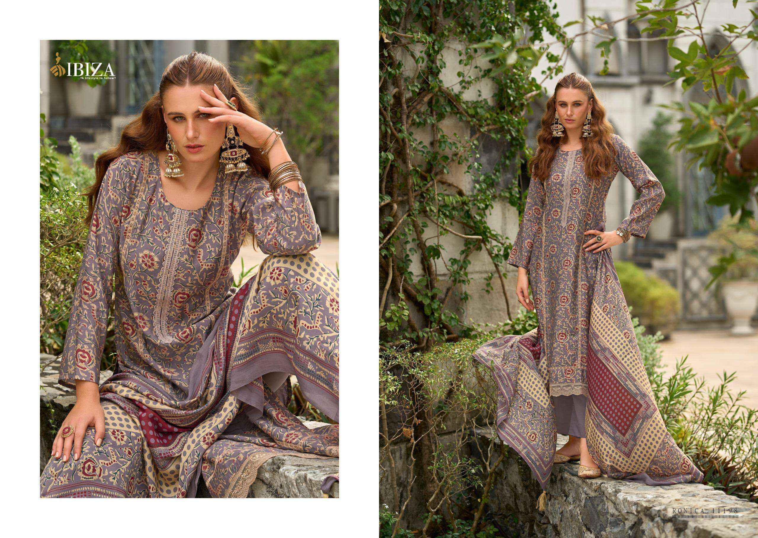 Ibiza Ronica Viscouse Dress Material 8 pcs Catalogue