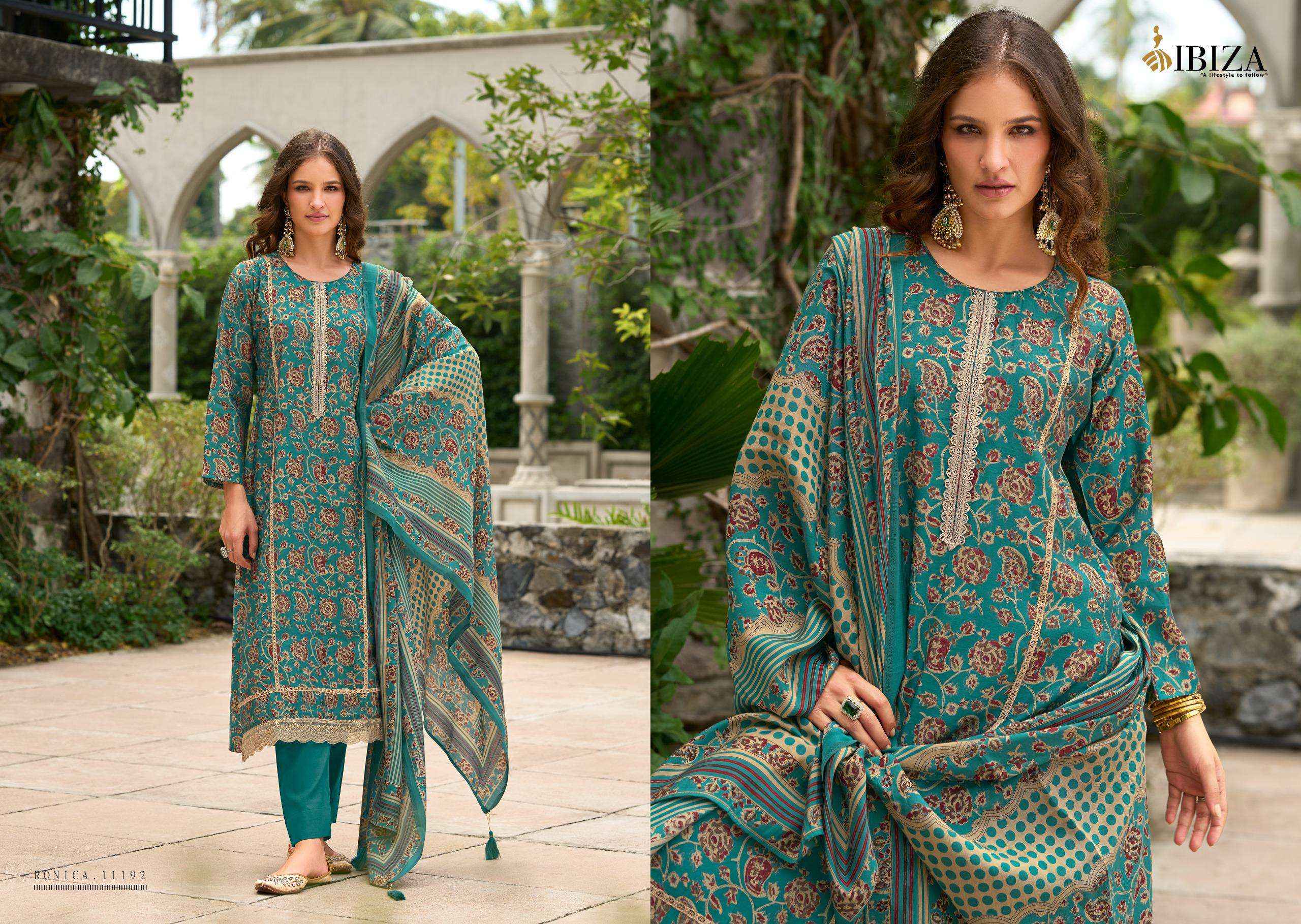 Ibiza Ronica Viscouse Dress Material 8 pcs Catalogue
