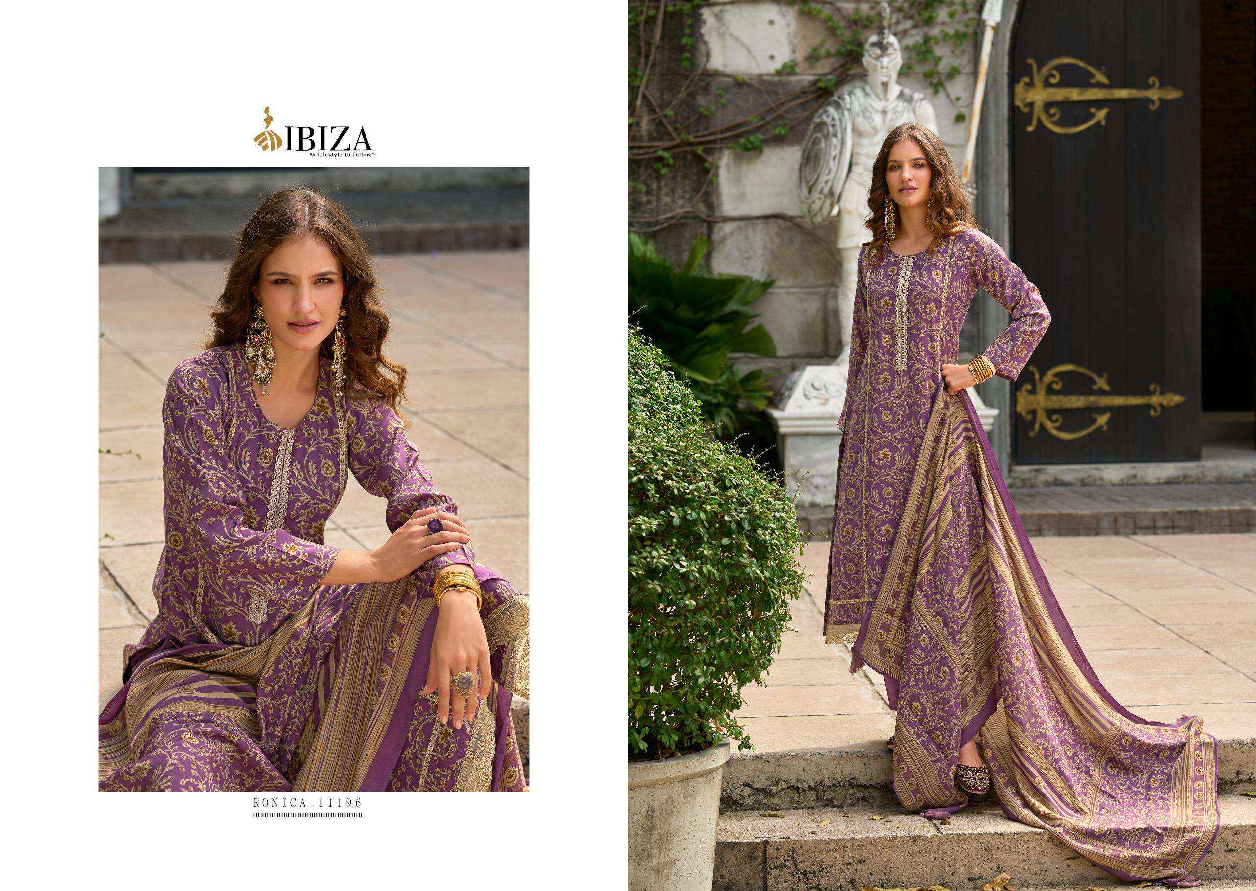 Ibiza Ronica Viscouse Dress Material 8 pcs Catalogue