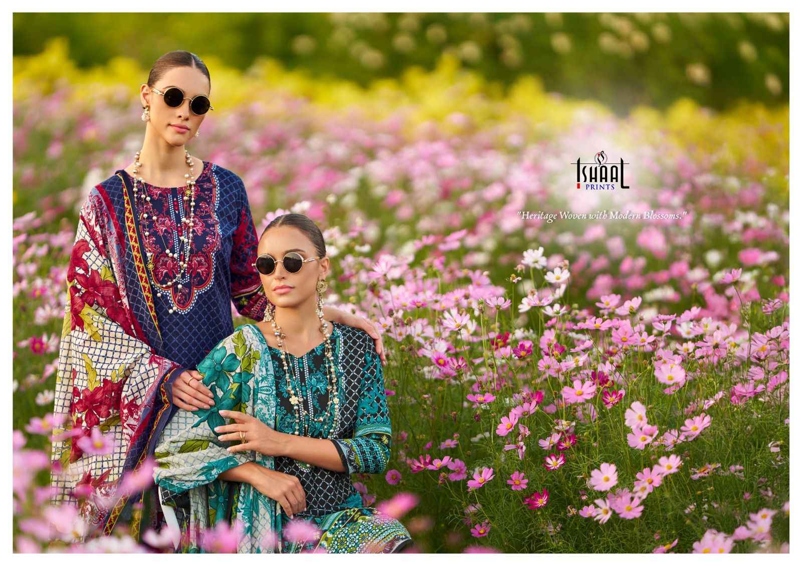 Ishaal Prints Gulmohar Vol 33 Lawn Dress Material 10 Pc Catalouge