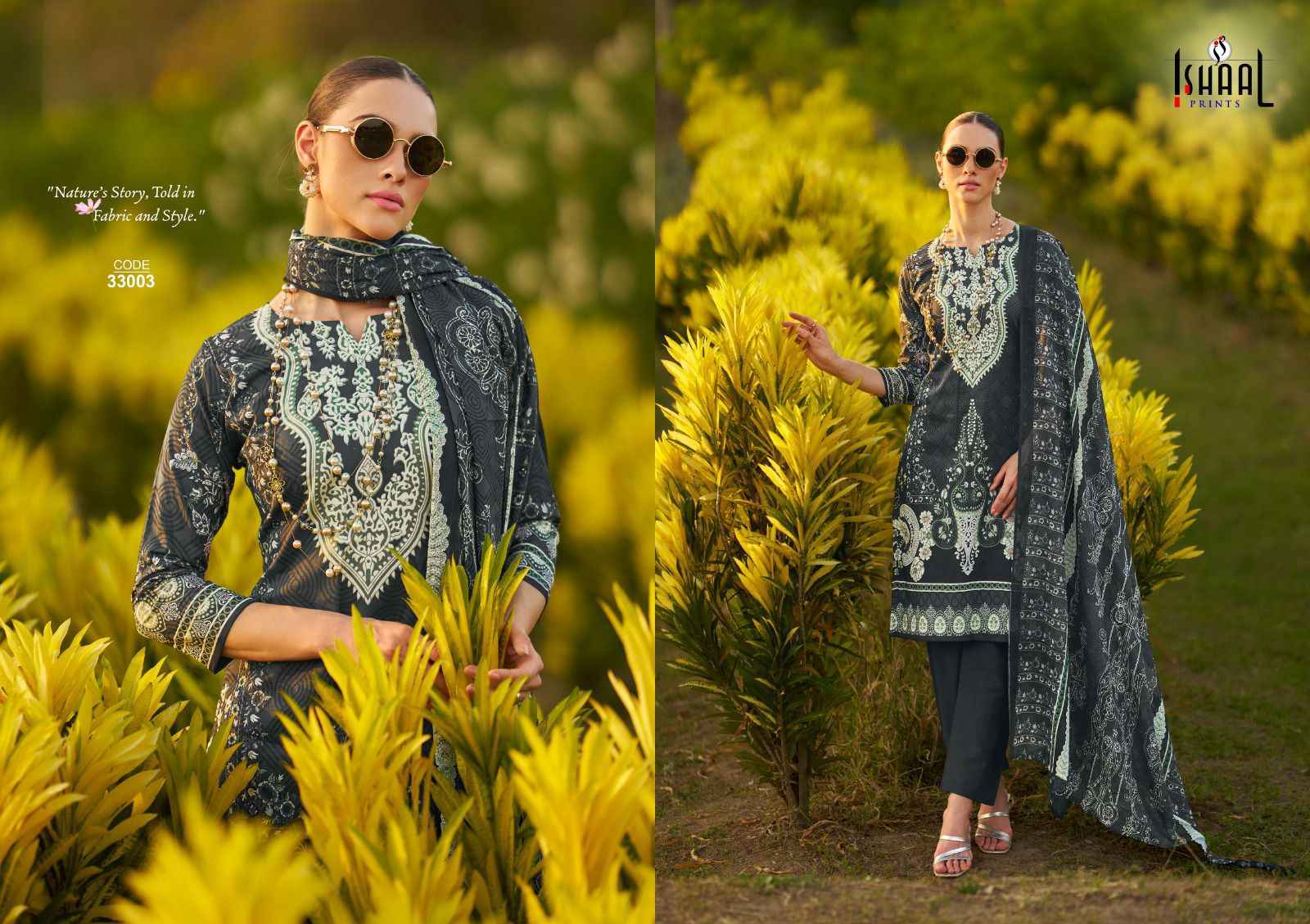 Ishaal Prints Gulmohar Vol 33 Lawn Dress Material 10 Pc Catalouge