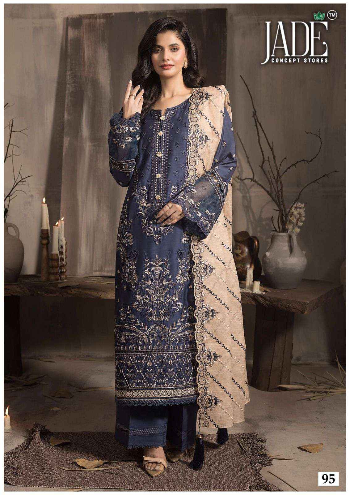 Jade Chevron Exclusive Heavy Cotton Vol 10  Readymade Lawn Cotton Dress 6 pcs Catalogue