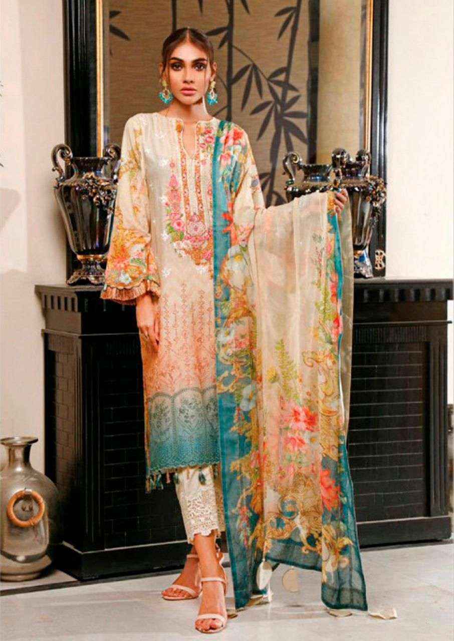 Jade Crimson Exclusive Heavy Lawn Collection Vol 13 Cotton Dress Material 6 pc Cataloge