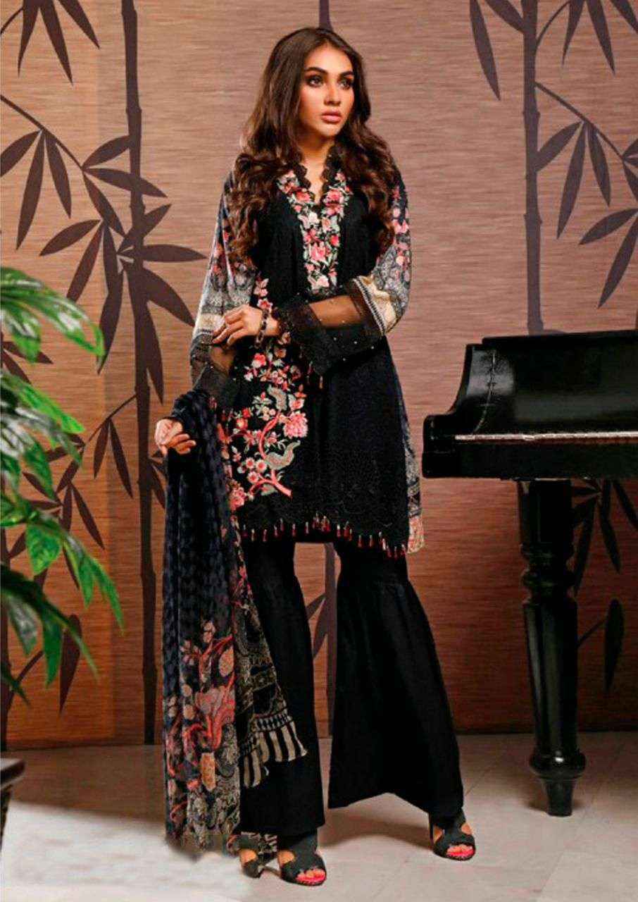 Jade Crimson Exclusive Heavy Lawn Collection Vol 13 Cotton Dress Material 6 pc Cataloge