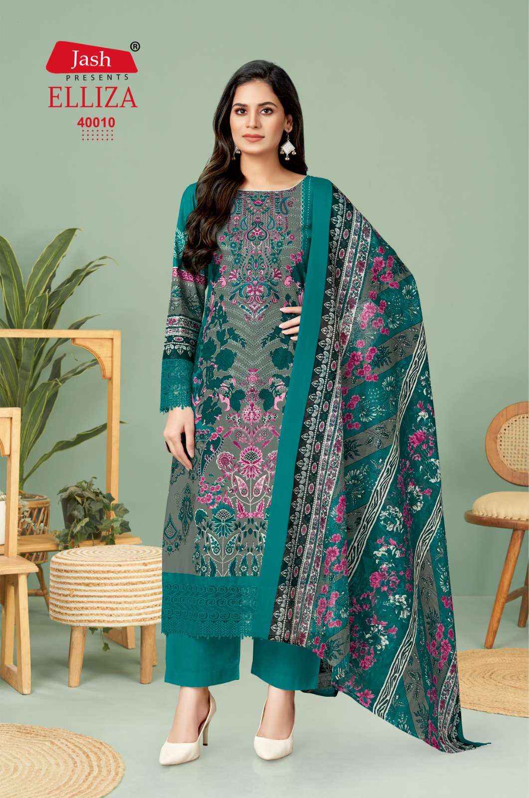 Jash Elliza Vol 40 Cotton Dress Material 10 pcs Catalogue