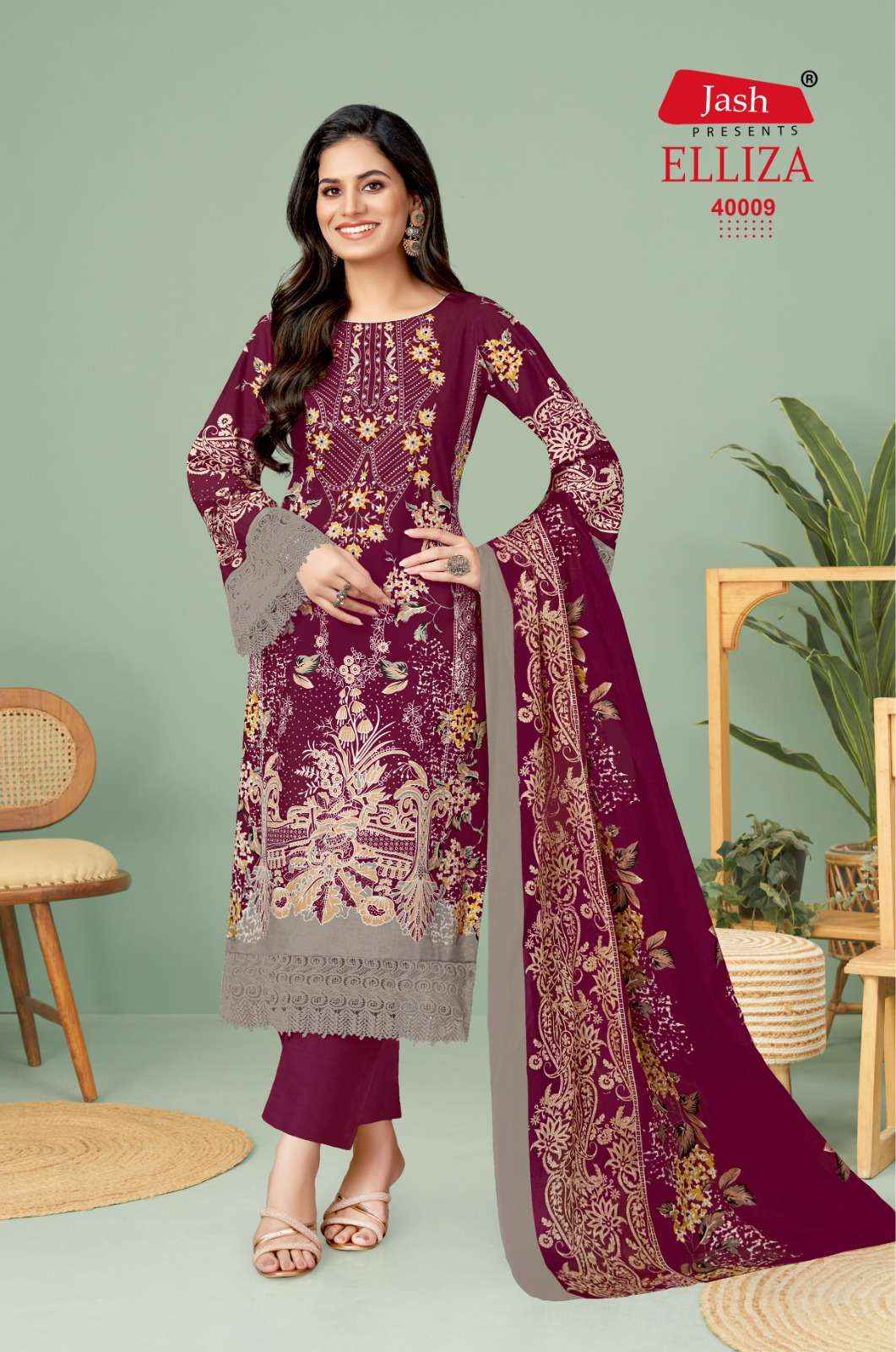 Jash Elliza Vol 40 Cotton Dress Material 10 pcs Catalogue