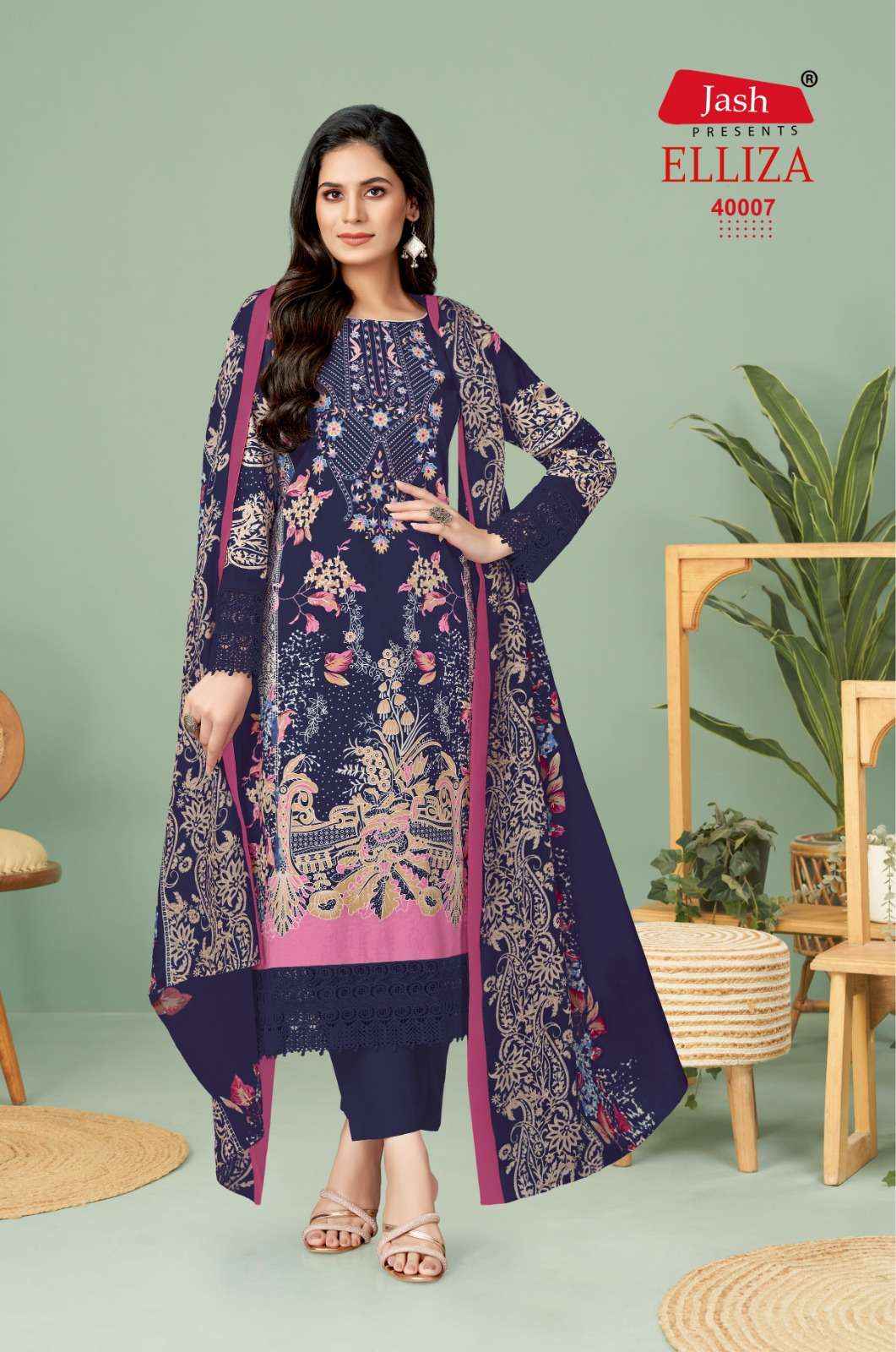 Jash Elliza Vol 40 Cotton Dress Material 10 pcs Catalogue