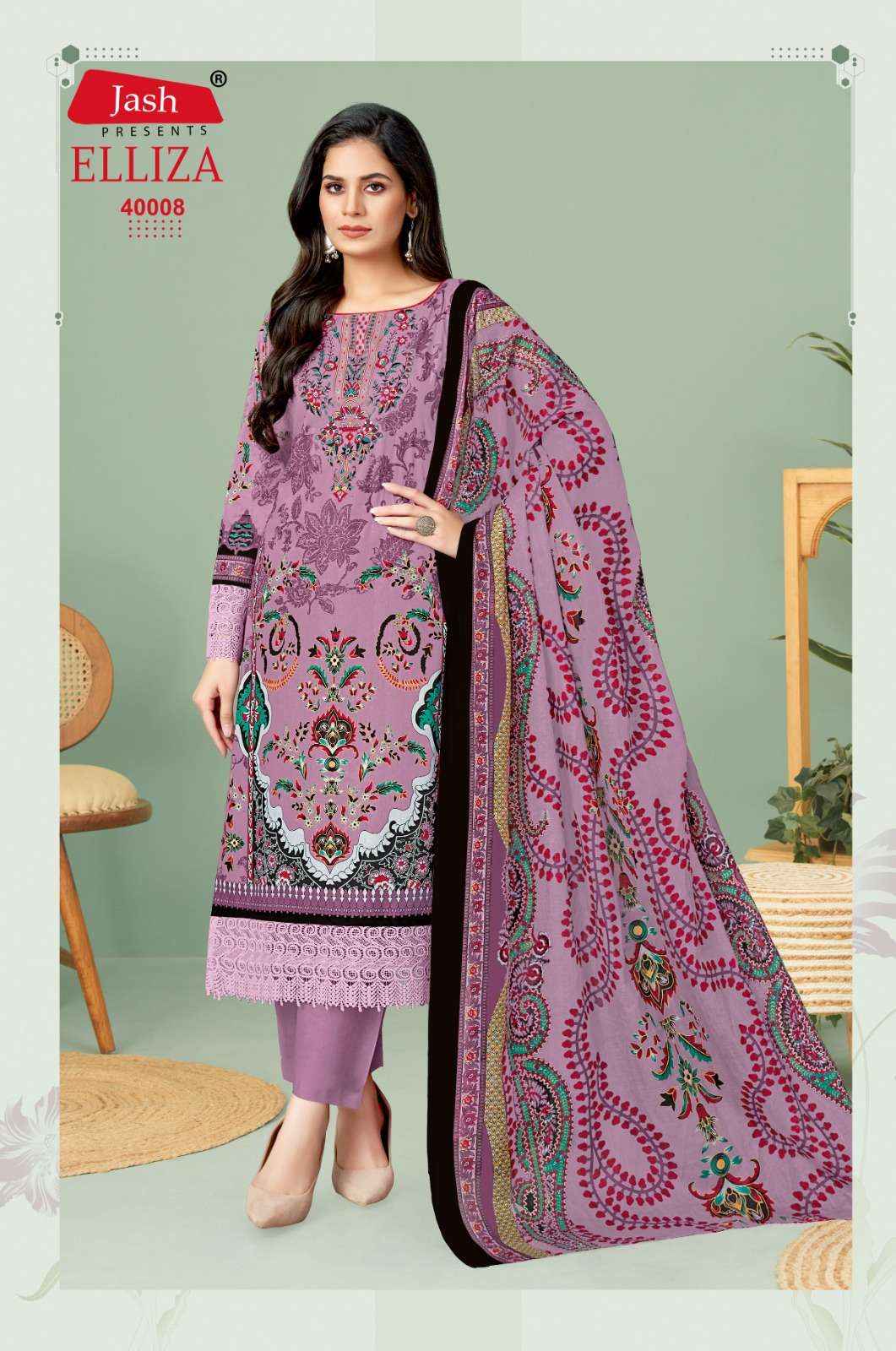 Jash Elliza Vol 40 Cotton Dress Material 10 pcs Catalogue