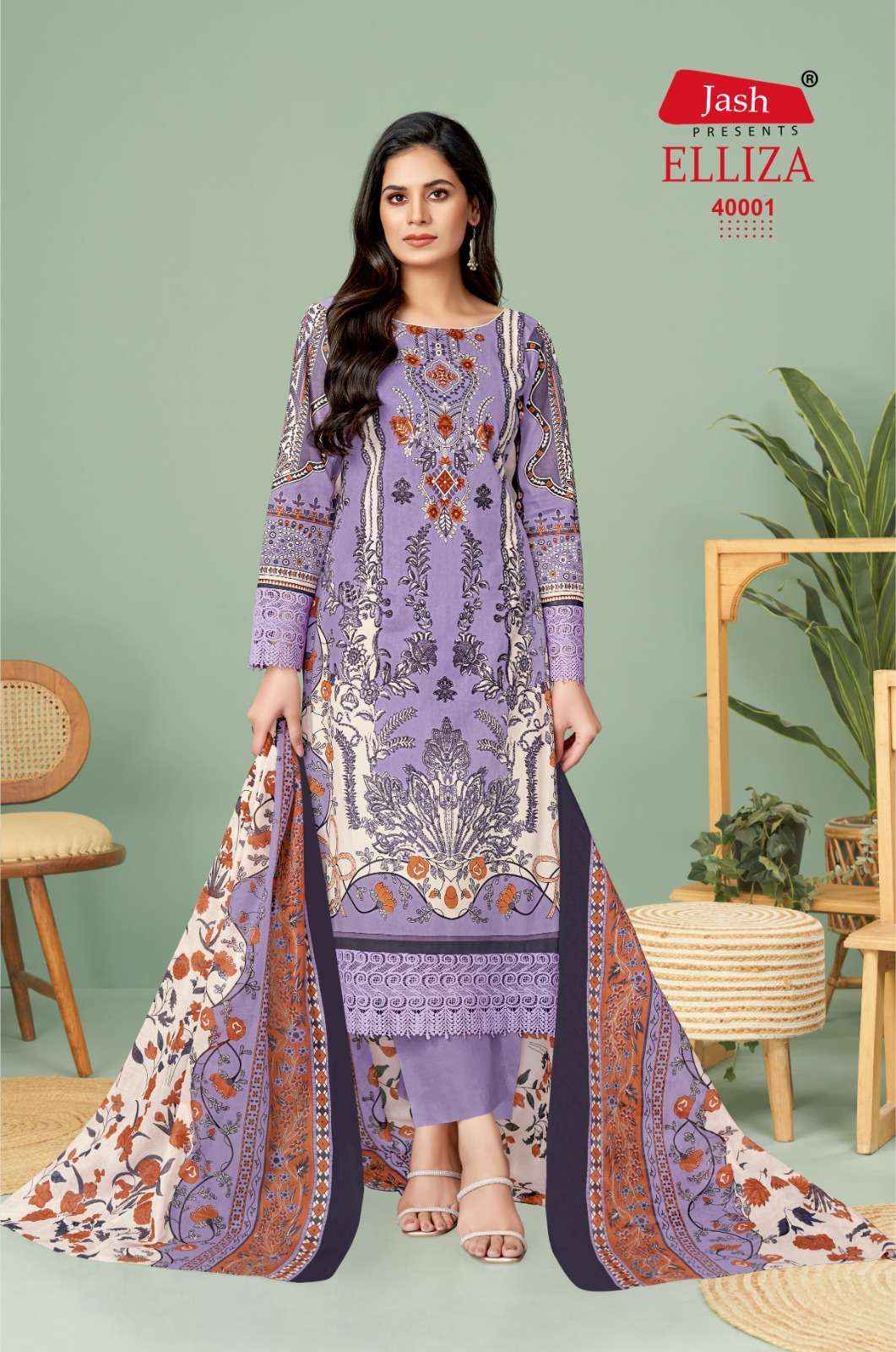 Jash Elliza Vol 40 Cotton Dress Material 10 pcs Catalogue