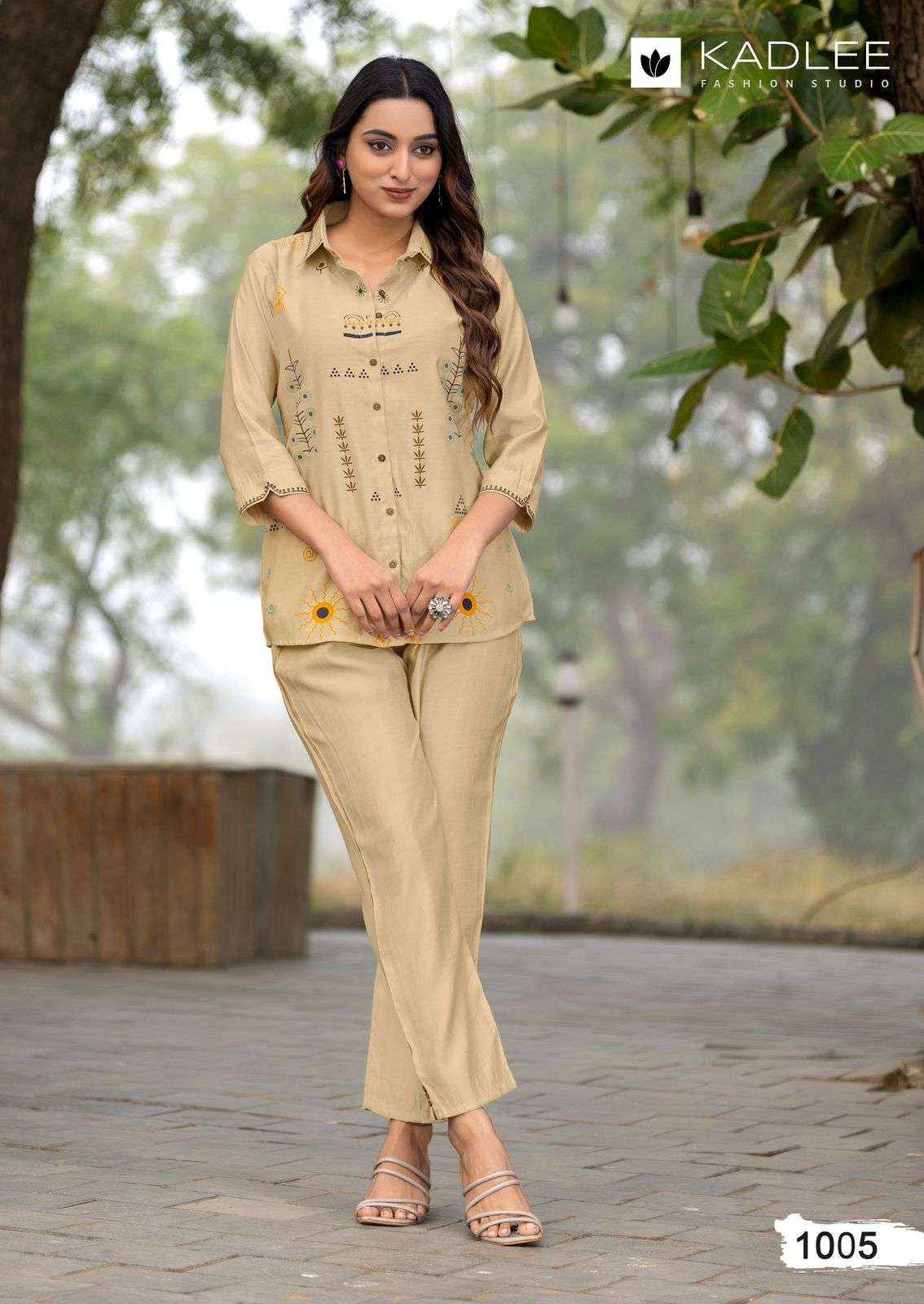 Kadlee High Touch Viscouse Co ord Set 6 pcs Catalogue