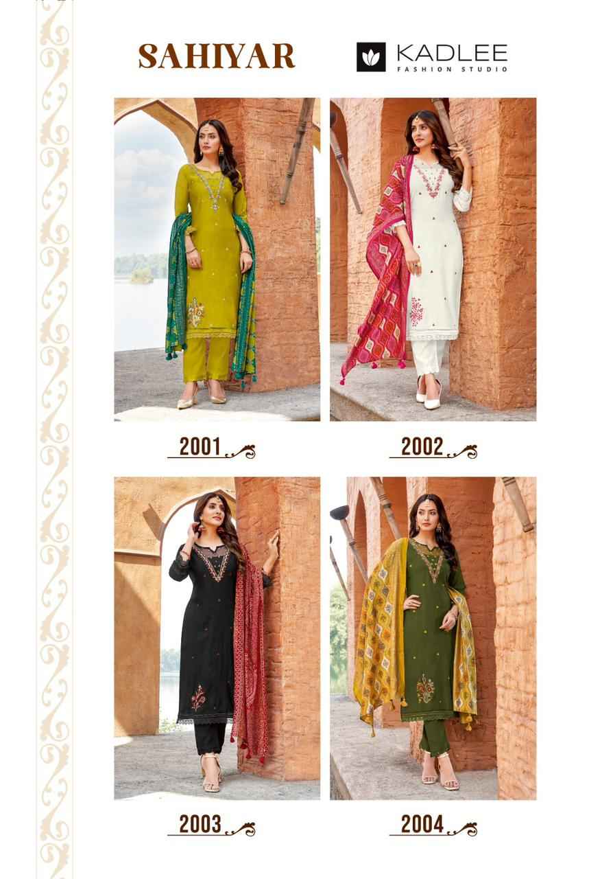 Kadlee Sahiyar Viscouse Kurti Combo 4 pcs Catalogue
