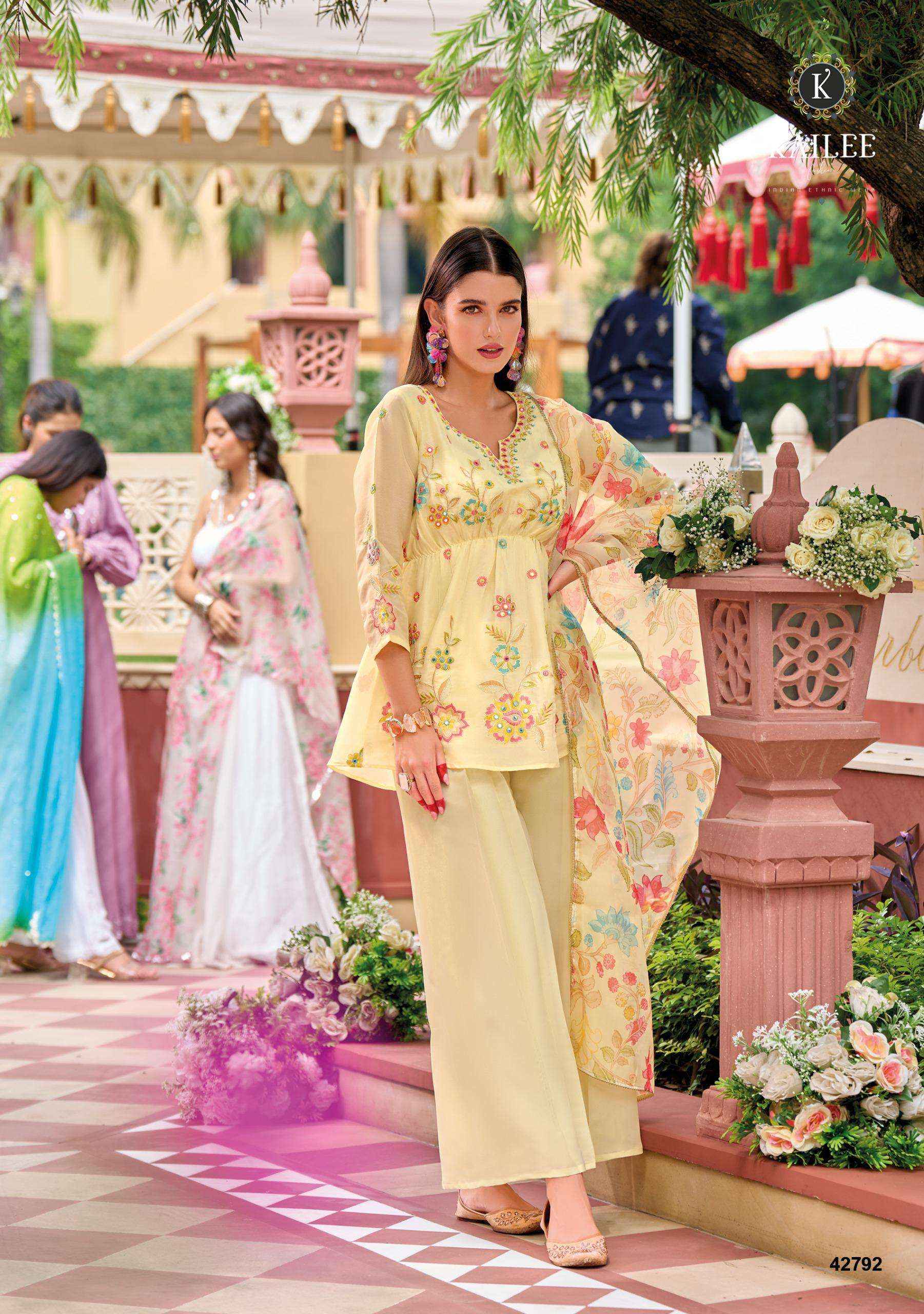 Kailee Fashion Sinjhar Readymade Viscouse Dress 4 pcs Catalogue