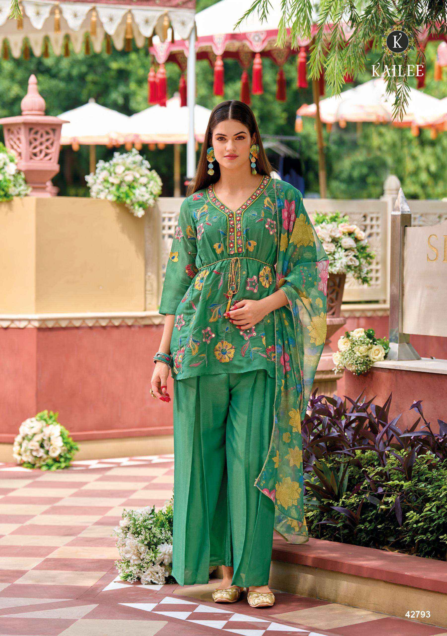 Kailee Fashion Sinjhar Readymade Viscouse Dress 4 pcs Catalogue
