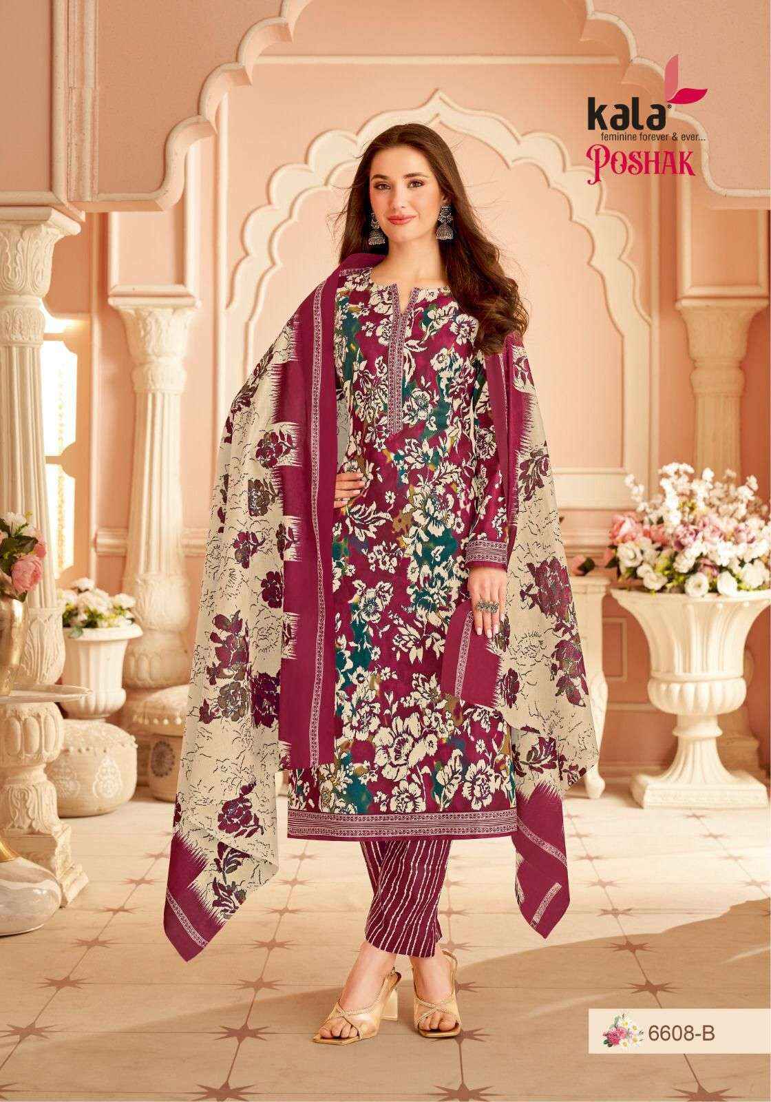 Kala Poshak Vol 1 Cotton Dress Material 12 pcs Catalogue