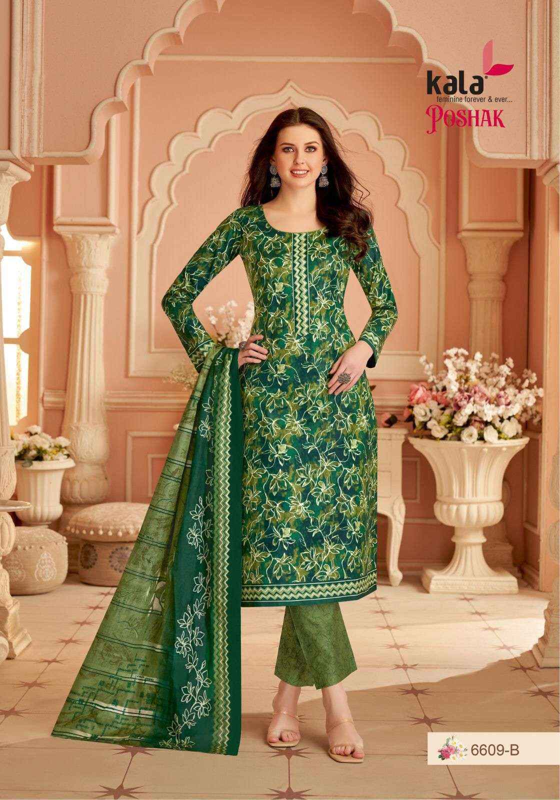 Kala Poshak Vol 1 Cotton Dress Material 12 pcs Catalogue