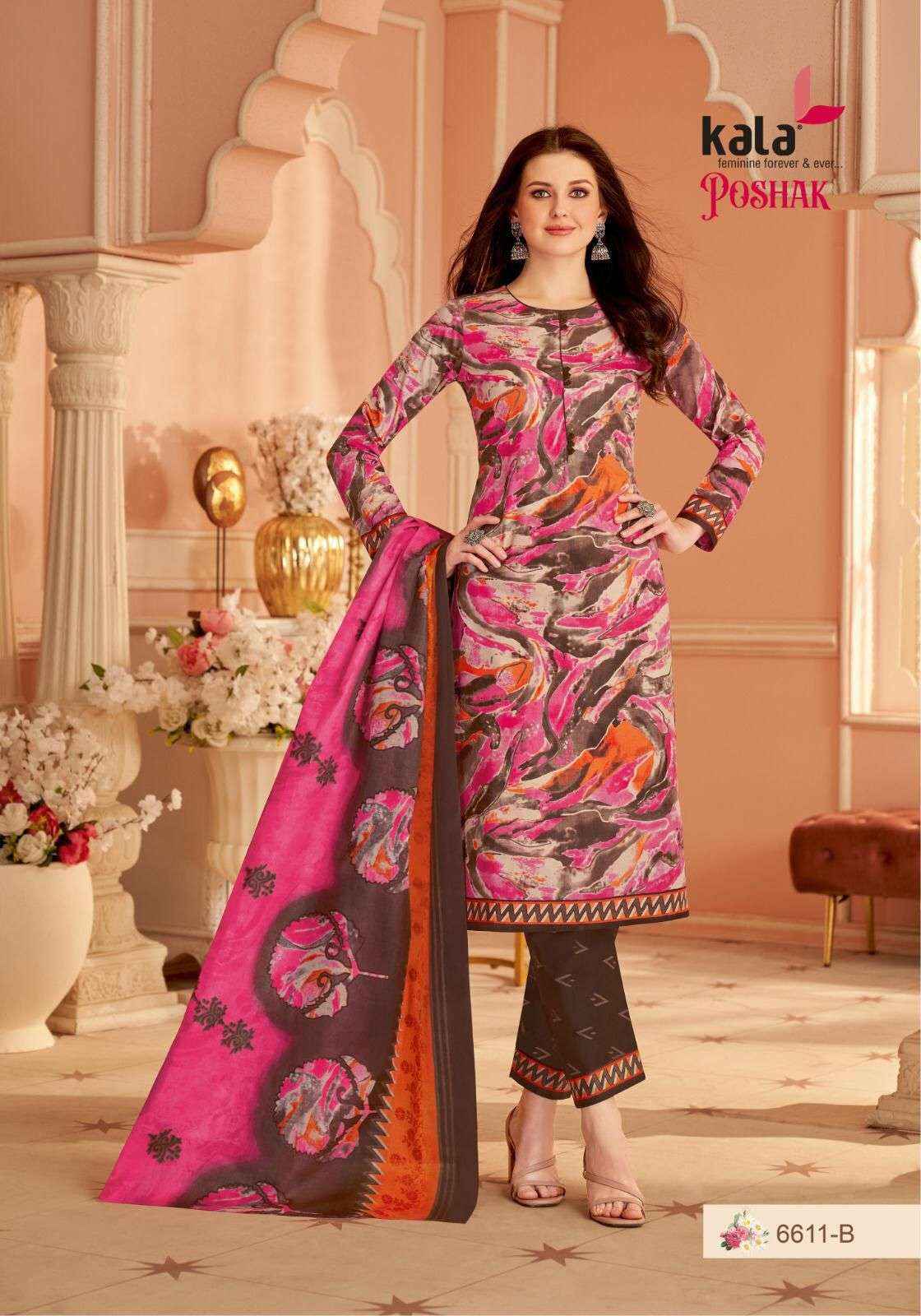 Kala Poshak Vol 1 Cotton Dress Material 12 pcs Catalogue