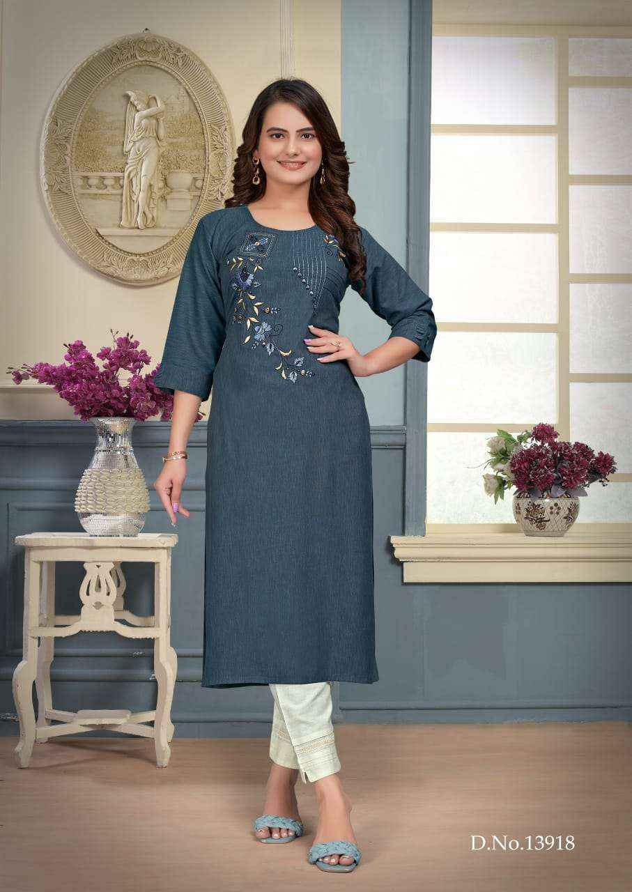 Kalaroop Kajree Fashion Kriti Viscouse Kurti 6 pcs Catalogue