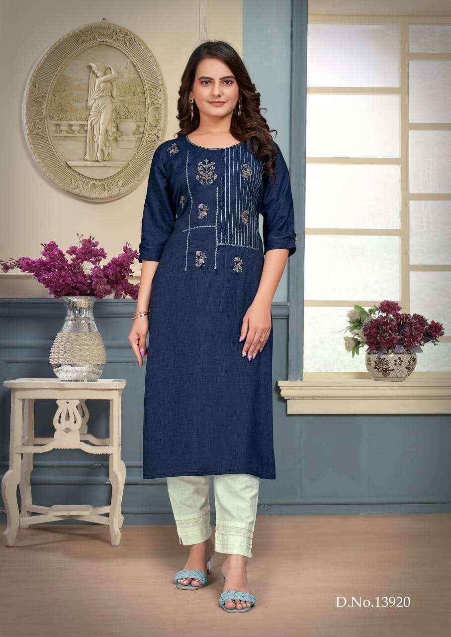 Kalaroop Kajree Fashion Kriti Viscouse Kurti 6 pcs Catalogue