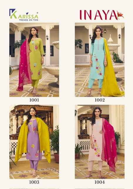 Karissa Inaya Viscouse Kurti Combo 4 pcs Catalogue
