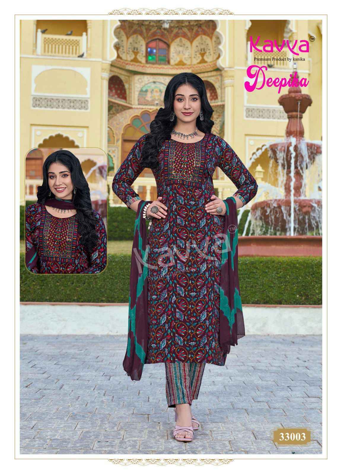 Kavya Deepika Vol 33 Capsule Kurti Combo 10 pcs Catalogue