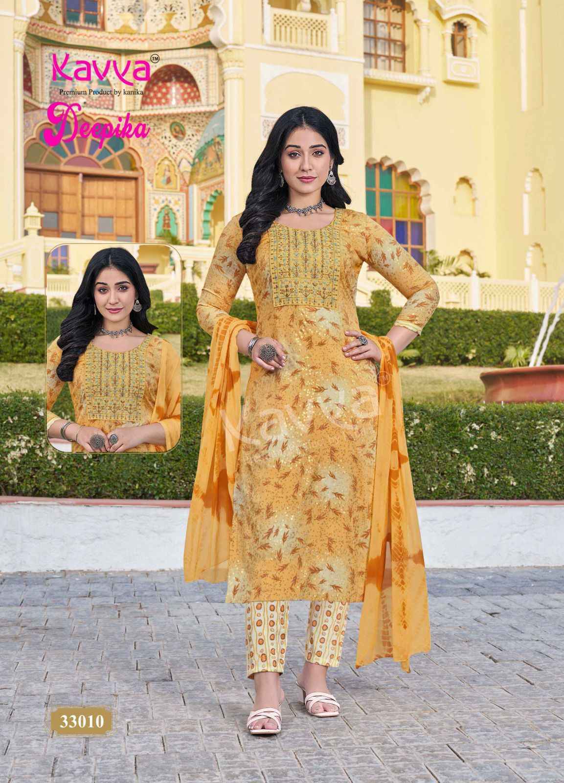 Kavya Deepika Vol 33 Capsule Kurti Combo 10 pcs Catalogue