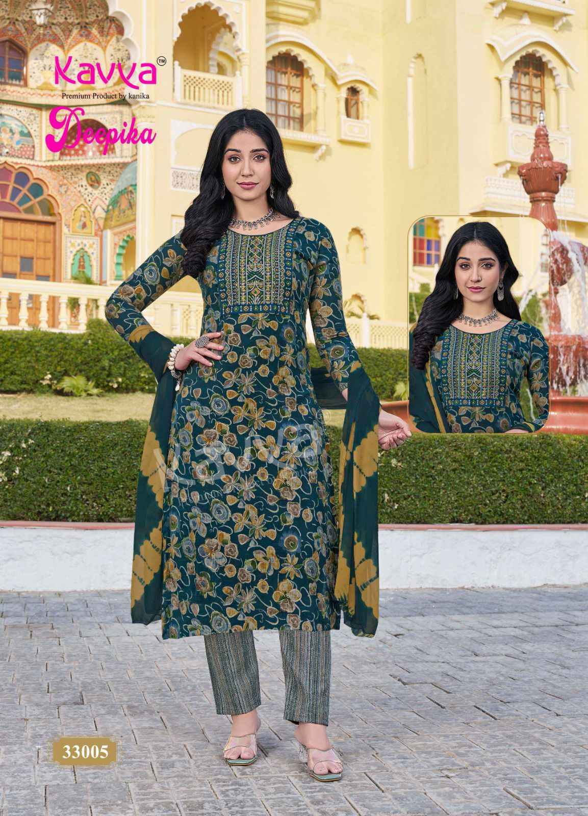 Kavya Deepika Vol 33 Capsule Kurti Combo 10 pcs Catalogue