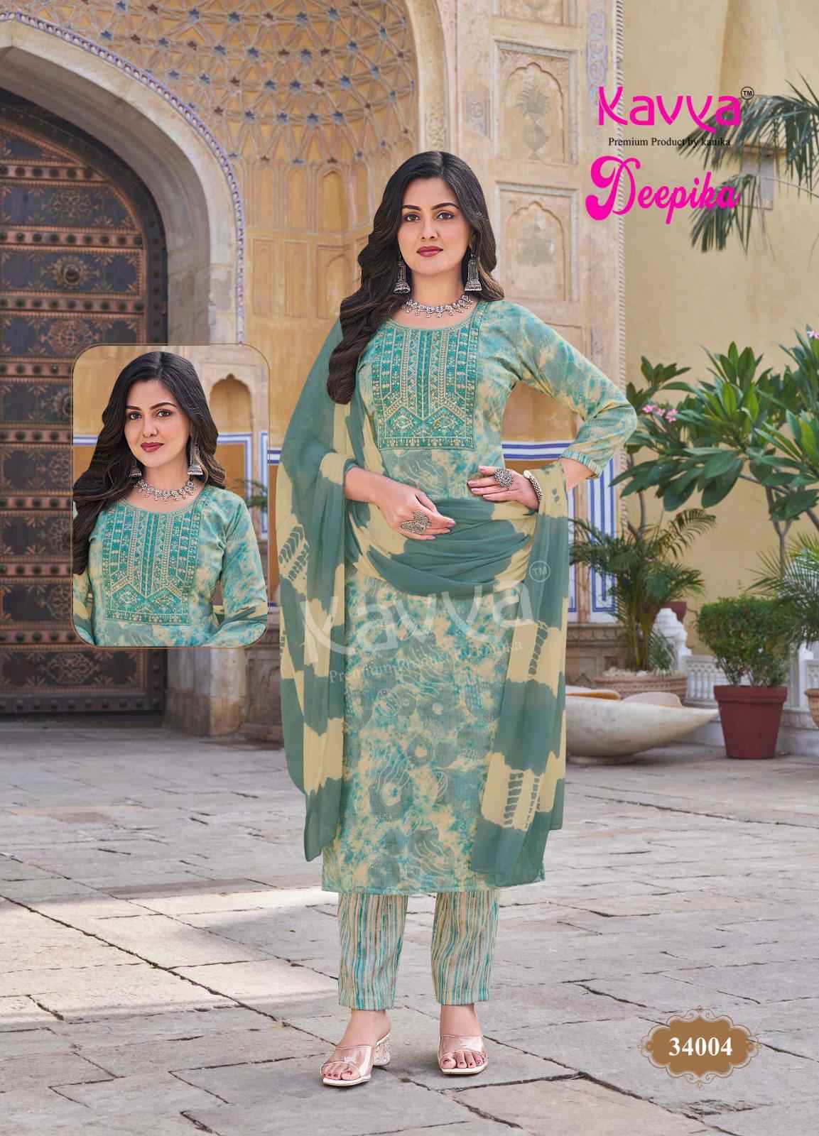 Kavya Deepika Vol 34 Capsule Kurti Combo 10 pcs Catalogue