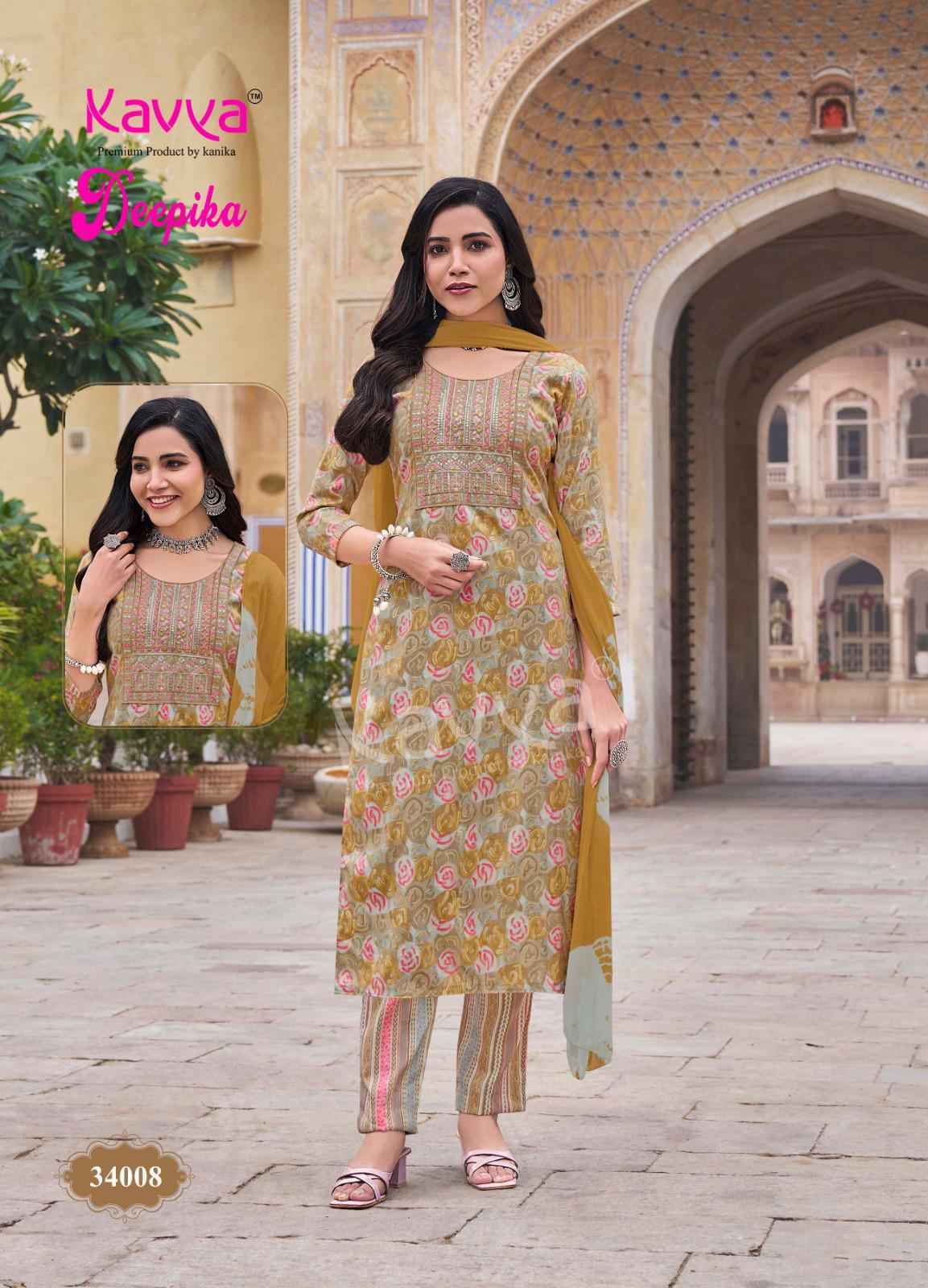 Kavya Deepika Vol 34 Capsule Kurti Combo 10 pcs Catalogue