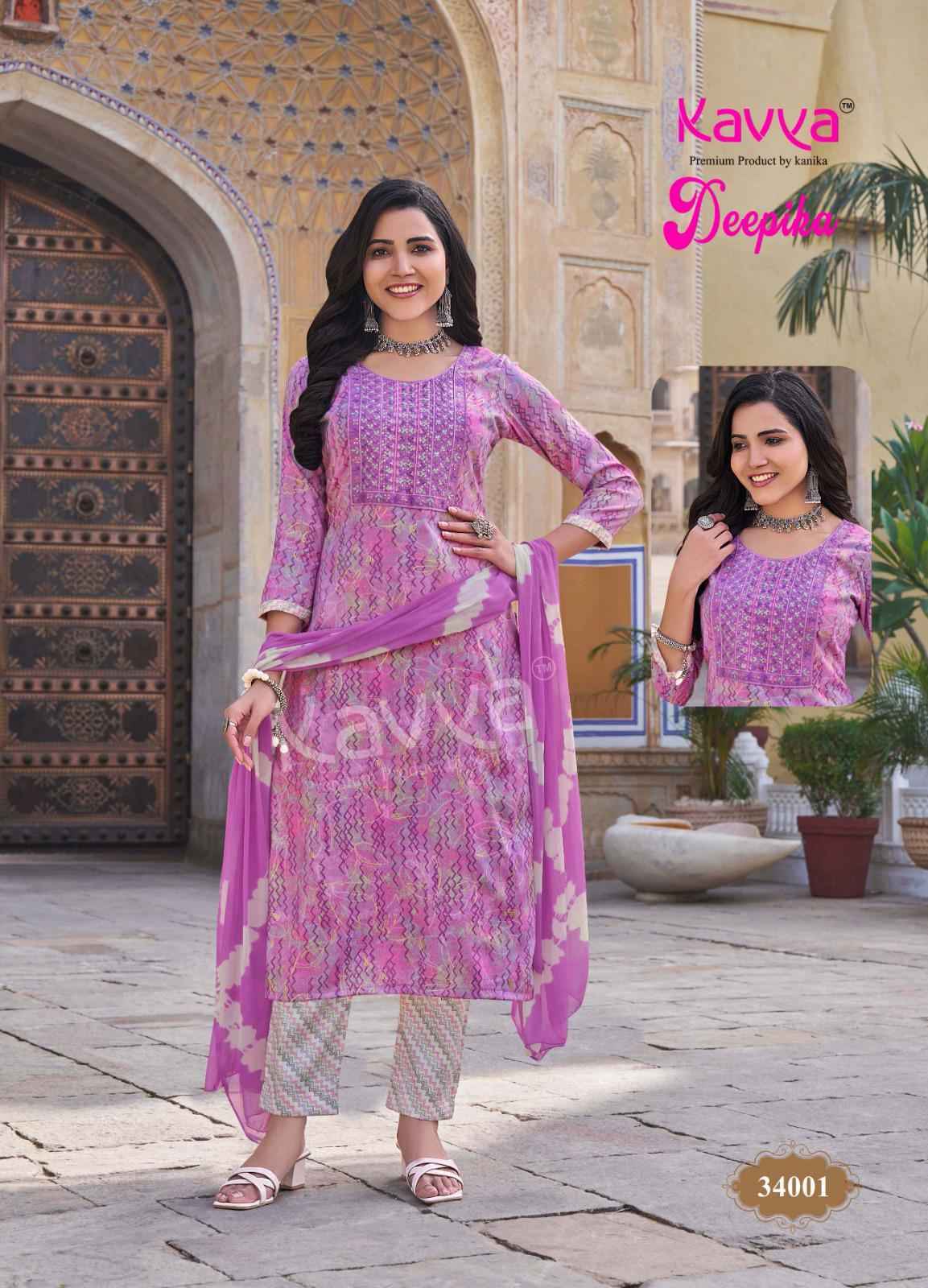 Kavya Deepika Vol 34 Capsule Kurti Combo 10 pcs Catalogue