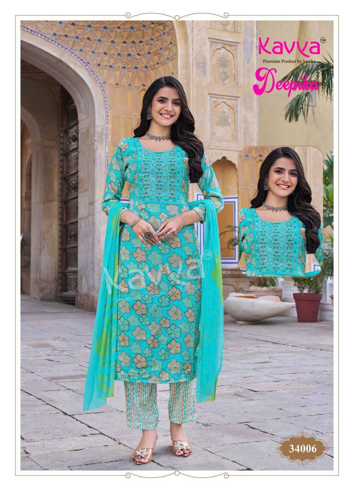 Kavya Deepika Vol 34 Capsule Kurti Combo 10 pcs Catalogue
