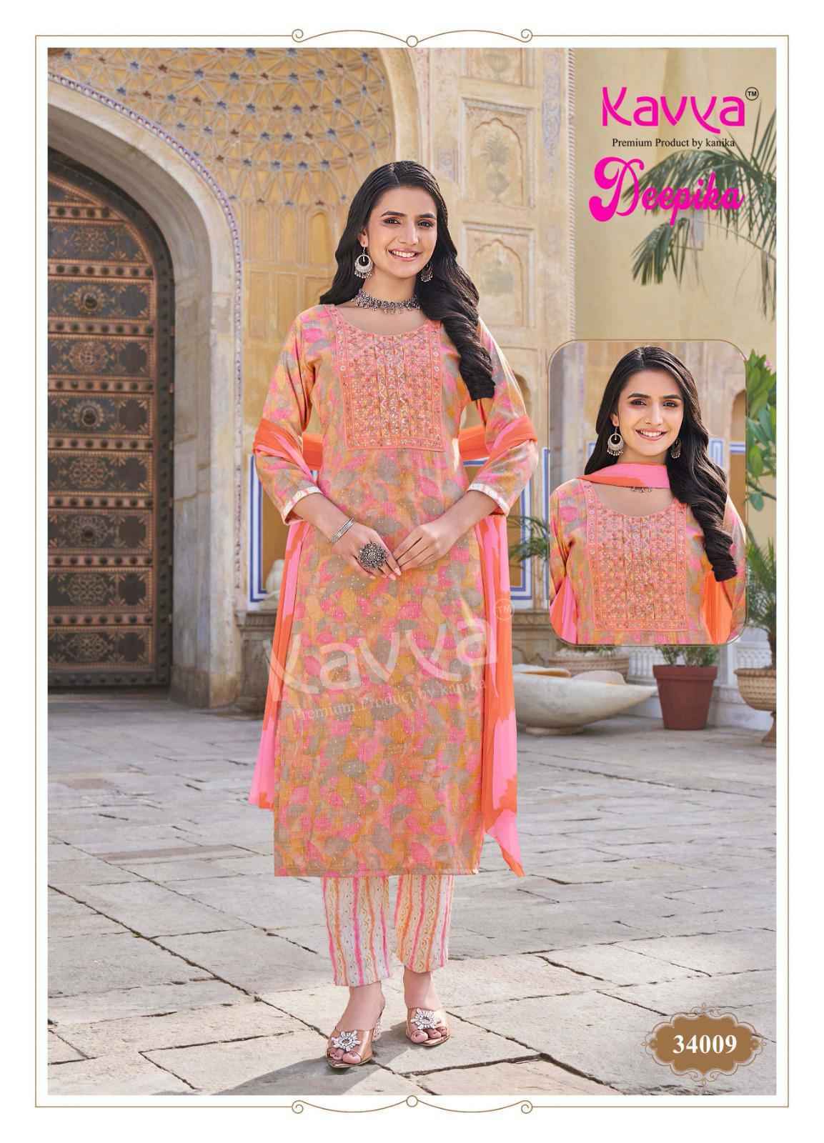 Kavya Deepika Vol 34 Capsule Kurti Combo 10 pcs Catalogue