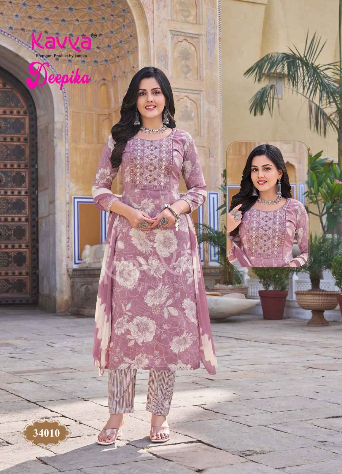 Kavya Deepika Vol 34 Capsule Kurti Combo 10 pcs Catalogue