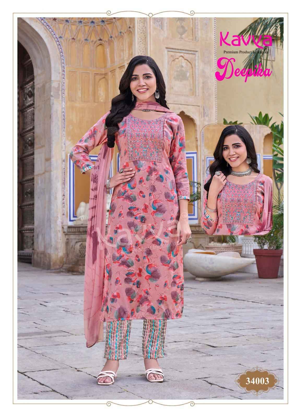 Kavya Deepika Vol 34 Capsule Kurti Combo 10 pcs Catalogue
