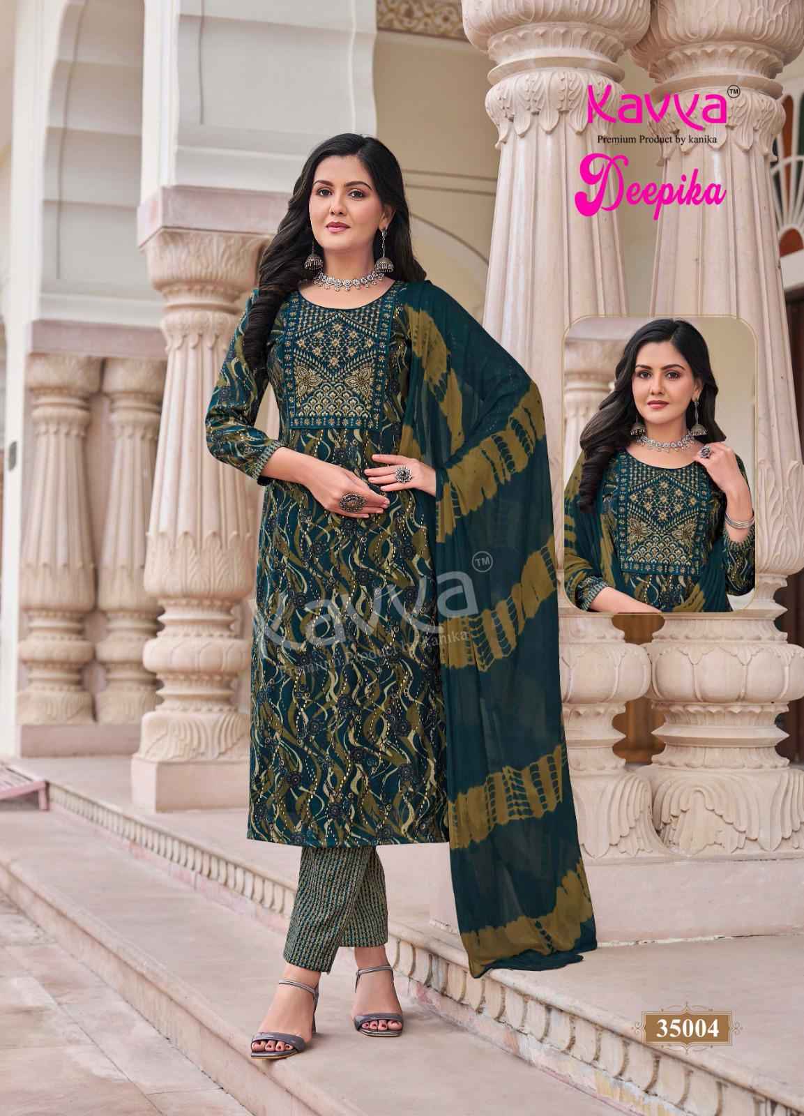 Kavya Deepika Vol 35 Capsule Kurti Combo 10 pcs Catalogue