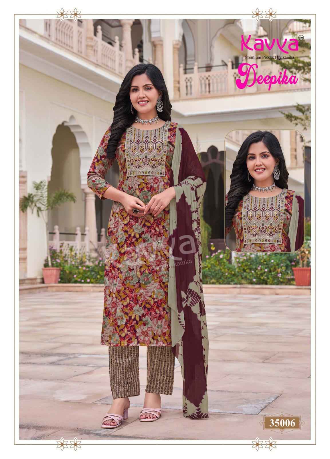Kavya Deepika Vol 35 Capsule Kurti Combo 10 pcs Catalogue