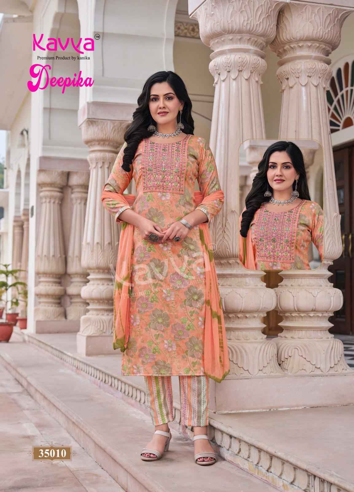 Kavya Deepika Vol 35 Capsule Kurti Combo 10 pcs Catalogue
