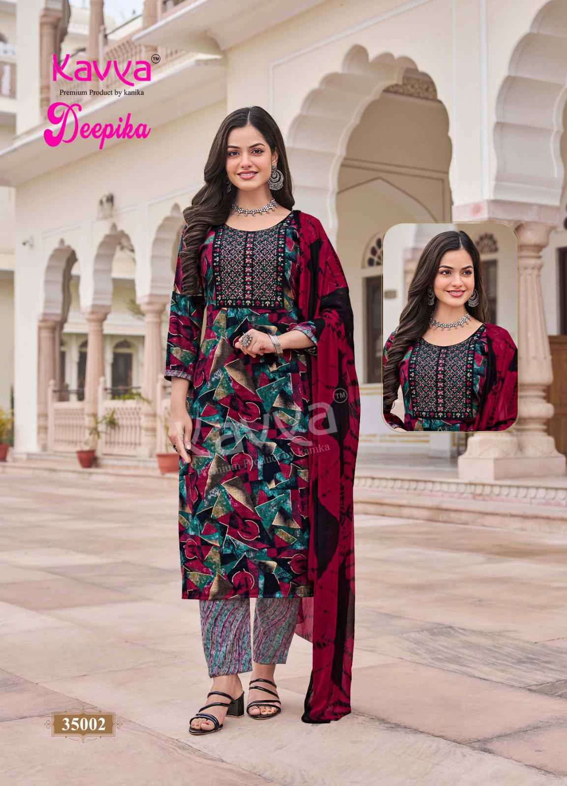 Kavya Deepika Vol 35 Capsule Kurti Combo 10 pcs Catalogue