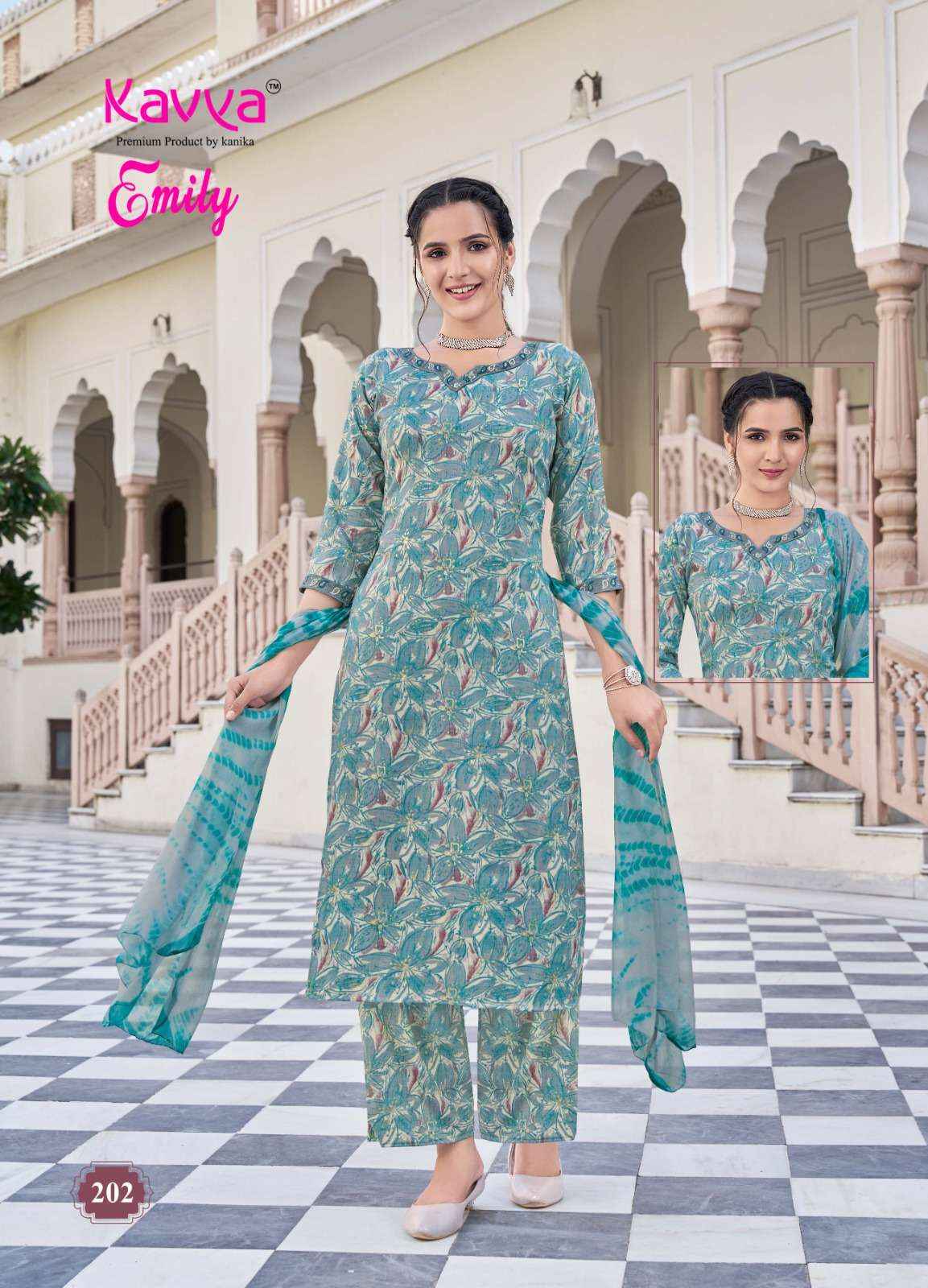 Kavya Emily Vol 2 Capsule Kurti Combo 8 pcs Catalogue