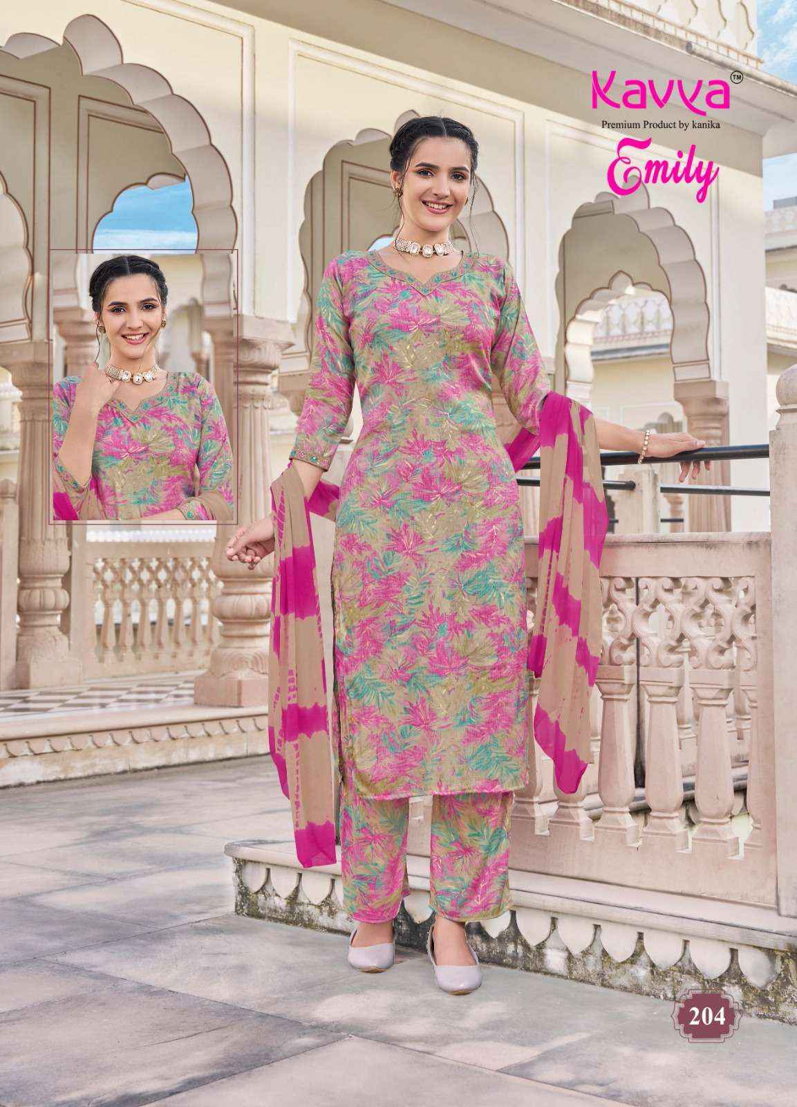Kavya Emily Vol 2 Capsule Kurti Combo 8 pcs Catalogue