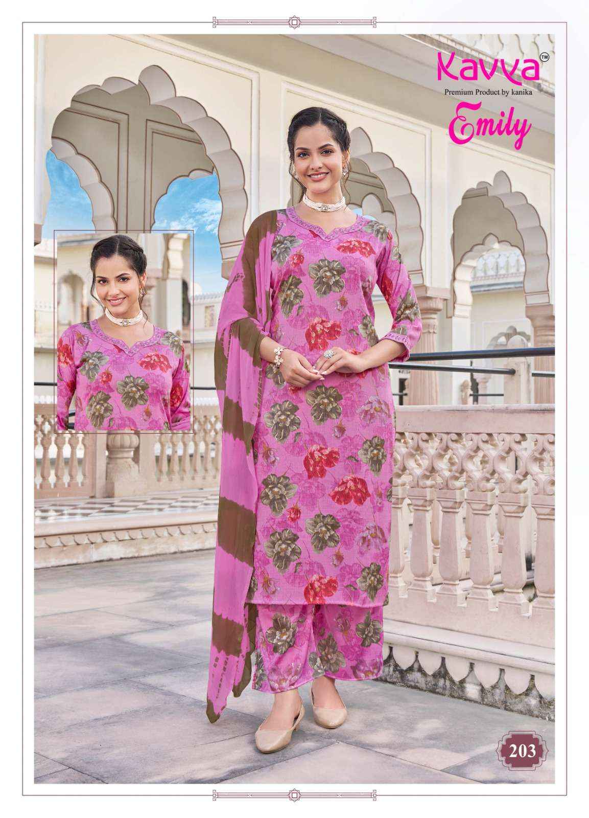 Kavya Emily Vol 2 Capsule Kurti Combo 8 pcs Catalogue