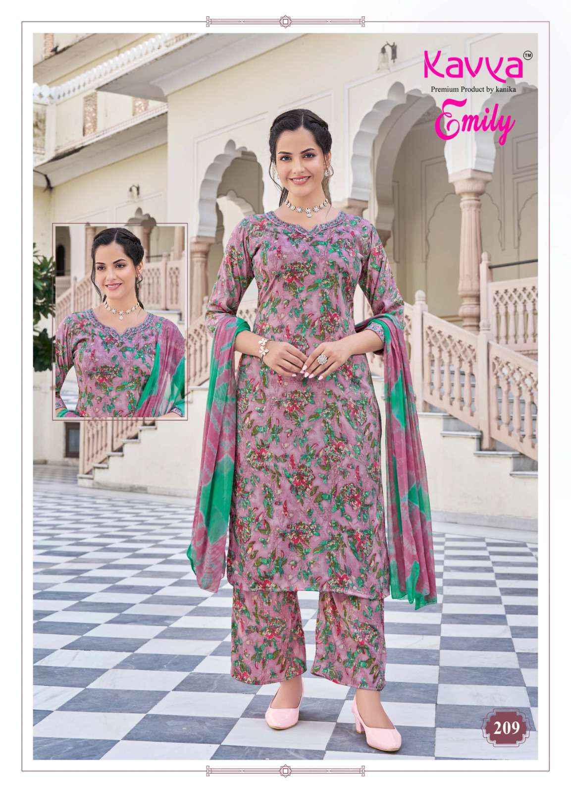 Kavya Emily Vol 2 Capsule Kurti Combo 8 pcs Catalogue