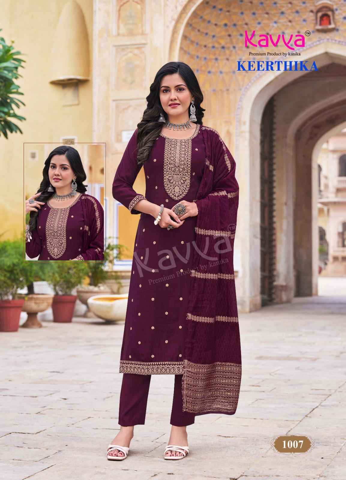 Kavya Keerthika Vol 1 Viscouse Kurti Combo 10 pcs Catalogue